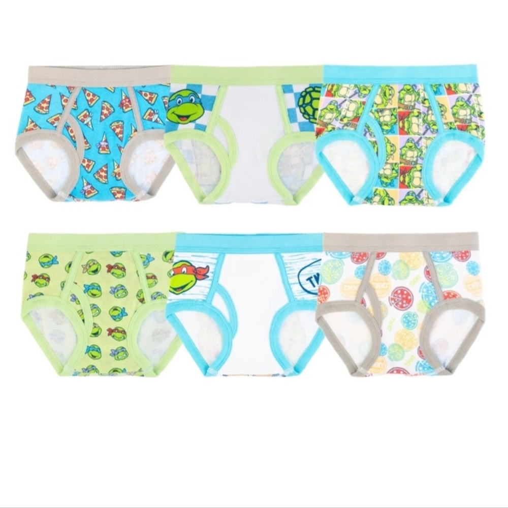 Nickelodeon TMNT Boys 6pk Briefs
